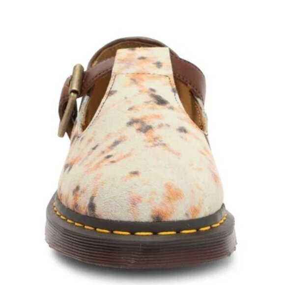NIB Dr Martens calf hair t strap EU size 41 Mens 8 Womens 9 10 (run large) - Picture 5 of 9